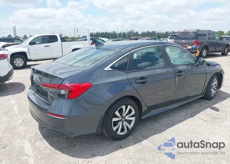 2023 Honda Civic Lx из США, поврежденный, VIN 2HGFE2F21PH539282